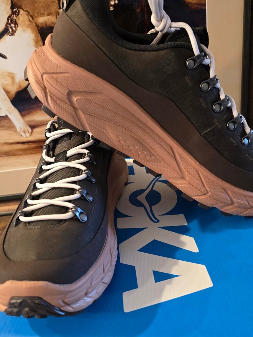Hoka Tor Summit Cast Iron Walnut 1147952-CNW Hiking Trail Shoes Mens 10.5 US NEW